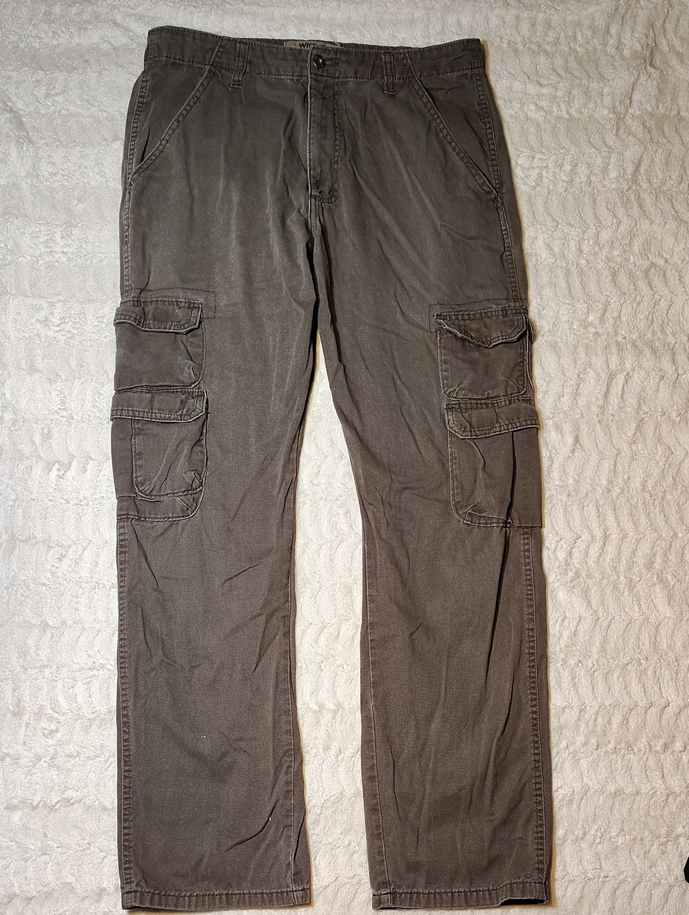 Wrangler Men's Cargo Pants - Dark Brown